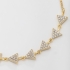 PU-00460 PULSEIRA BANHADA A OURO 18K COM CORRENTE VENEZIANA E TRIÂNGULOS EM ZIRCÔNIAS