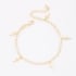 PU-00468 PULSEIRA BANHADA A OURO 18K COM PINGENTES DE CRUZ EM CORRENTE DE ELOS
