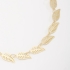 PU-00478 PULSEIRA BANHADA A OURO 18K COM DETALHES EM FOLHAS VAZADAS