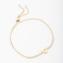 PU-00601 PULSEIRA BANHADA A OURO 18K COM DETALHES EM ZIRCÔNIA DO ESPÍRITO SANTO