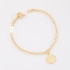 PU-00654 PULSEIRA MEDALHA DE SÃO BENTO E CORRENTE DE ELOS