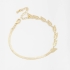 PU-00671 PULSEIRA COM DETALHES EM CORRENTE E FOLHAS VAZADAS