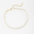 PU-00680 PULSEIRA BANHADA A OURO 18K COM PÉROLAS EM FORMATO ALONGADO