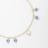 PU-00689 PULSEIRA COM DETALHES EM PÉROLAS E CRISTAIS COLORIDOS
