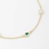 PU-00693 PULSEIRA COM DETALHES EM PÉROLAS E PEDRAS EM CORAÇÃO