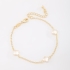 PU-00695 PULSEIRA COM DETALHES EM TREVO E MADREPÉROLA