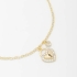 PU-00702 PULSEIRA DE CORAÇÃO EM ZIRCÔNIAS E DETALHE DE CHAVE