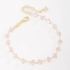 PU-00736 PULSEIRA COM DETALHES EM CRISTAIS TRANSPARENTES LAPIDADOS