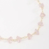 PU-00736 PULSEIRA COM DETALHES EM CRISTAIS TRANSPARENTES LAPIDADOS
