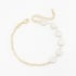 PU-00748 PULSEIRA COM PÉROLAS SHELL E ELOS DELICADOS