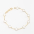 PU-00783 PULSEIRA  COM DETALHES EM TREVO E MADREPÉROLA