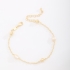 PU-00847 PULSEIRA BANHADA A OURO 18K COM PÉROLAS E ESFERAS LISAS INTERCALADAS