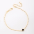 PU-00862 PULSEIRA BANHADA A OURO 18K COM ELOS ALONGADOS E PINGENTE REDONDO