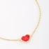 PU-00877 PULSEIRA COM PINGENTE EM FORMATO DE CORAÇÃO