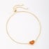 PU-00877 PULSEIRA COM PINGENTE EM FORMATO DE CORAÇÃO
