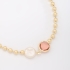 PU-00882 PULSEIRA COM DETALHES EM PÉROLA E PEDRA LAPIDADA COLORIDA