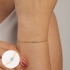 PU-00895 PULSEIRA COM DETALHES EM PEDRAS COLORIDAS