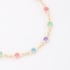 PU-00947 PULSEIRA BANHADA A OURO 18K COM PEDRAS COLORIDAS EM FORMATO REDONDO