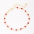 PU-00956 PULSEIRA BANHADA A OURO 18K COM CRISTAIS LAPIDADOS 