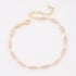 PU-00957 PULSEIRA BANHADA A OURO 18K COM PEDRAS RETANGULARES LAPIDADAS