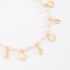 PU-00963 PULSEIRA BANHADA A OURO 18K COM PÉROLAS E PINGENTES DE CONCHAS E BÚZIOS