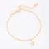 PU-00965 PULSEIRA BANHADA A OURO 18K COM PINGENTE EM FORMATO DE ESTRELA-DO-MAR