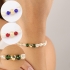 PU-00966 PULSEIRA BANHADA A OURO 18K COM PÉROLAS