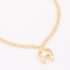 PU-00985-PULSEIRA FERRADURA COM CABEÇA DE CAVALO E ZIRCÔNIAS