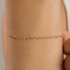 PU-01019 PULSEIRA BANHADA A OURO 18K COM CORRENTE DELICADA E ELOS INTERCALADO