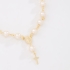 PU-01033 -PULSEIRA BANHADA A OURO 18K COM PÉROLAS E PINGENTE RELIGIOSO COM MEDALHA