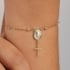 PU-01035 PULSEIRA DE TERÇO E MEDALHA DE NOSSA SENHORA DAS GRAÇAS