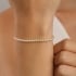 PU-01050 PULSEIRA BANHADA A OURO 18K COM PÉROLAS SINTÉTICAS