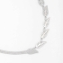 PUB-00671 PULSEIRA RÓDIO COM DETALHES DE FOLHAS DELICADAS