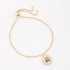 PUN-00898 PULSEIRA COM PINGENTE DE NOSSA SENHORA APARECIDA EM ZIRCÔNIAS
