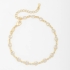 PX-0056 PULSEIRA BANHADA A OURO 18K COM PINGENTES DE CORAÇÃO COM ZIRCÔNIAS