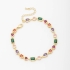 PX-0065 PULSEIRA COM PEDRAS COLORIDAS EM FORMAS VARIADAS