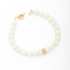 PX-0071 PULSEIRA BANHADA A OURO 18K COM PÉROLAS E DETALHE CENTRAL EM ZIRCÔNIAS