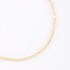 TN-00132 TORNOZELEIRA BANHADA A OURO 18K COM DETALHES EM ESFERAS