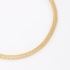 TR-0007 TORNOZELEIRA BANHADA A OURO 18K COM CORRENTE EM MALHA SERPENTE