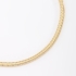TR-0015 TORNOZELEIRA BANHADA A OURO 18K COM CORRENTE EM MALHA SERPENTE
