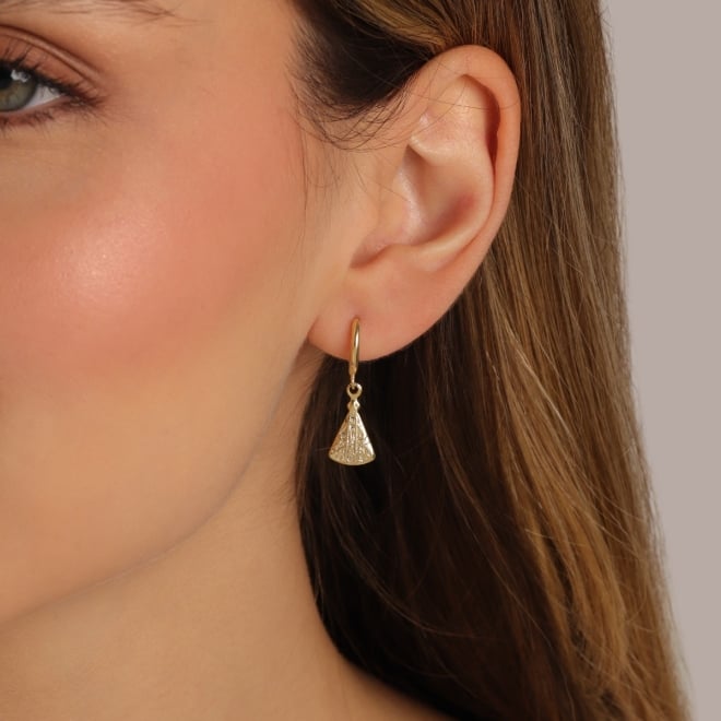 AC-1114  DE ARGOLA CLICK COM PINGENTE DE NOSSA SENHORA APARECIDA
