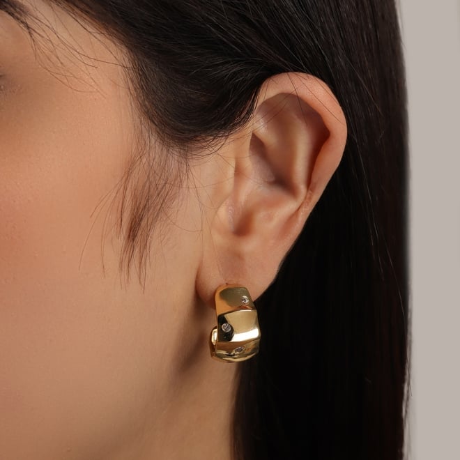 AGL-00010 ARGOLA COM MICRO ZIRCÔNIA 