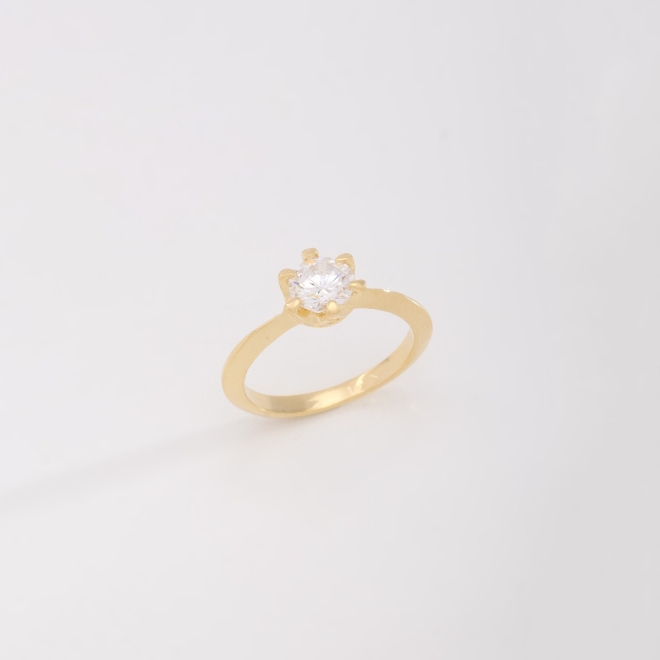 AS-0088 ANEL COM SOLITÁRIO EM ZIRCÔNIA