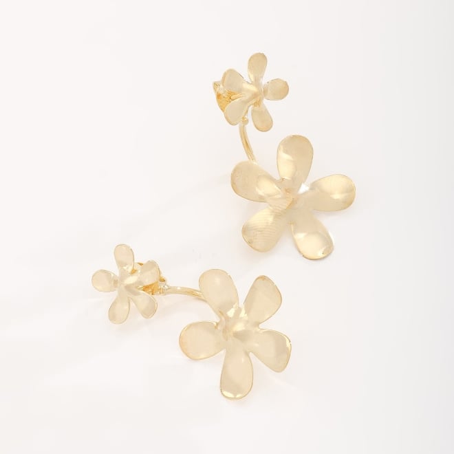 BR-01474 BRINCO COM DESIGN DE FLORES DUPLAS