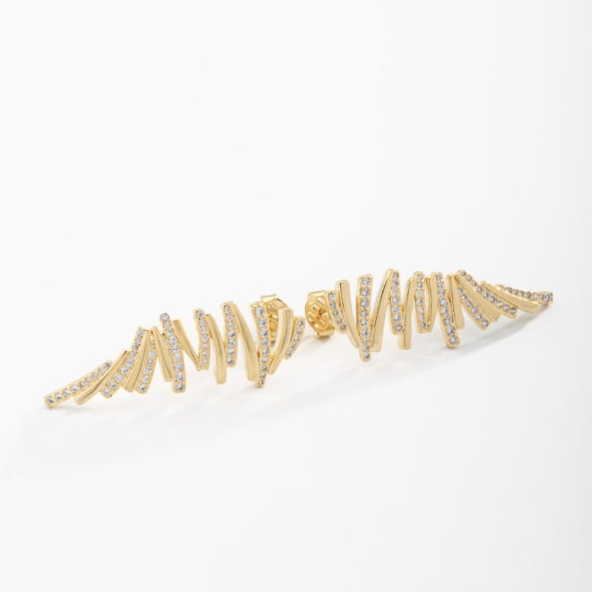 BR-01779 BRINCO EAR CUFF COM MICRO ZIRCÔNIAS 