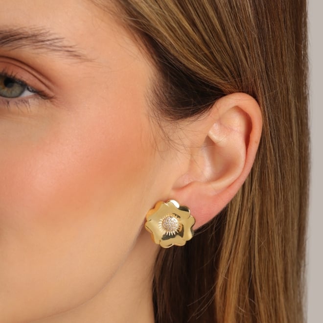 BR-02177 BRINCO  FLOR COM DETALHES CRAVEJADOS