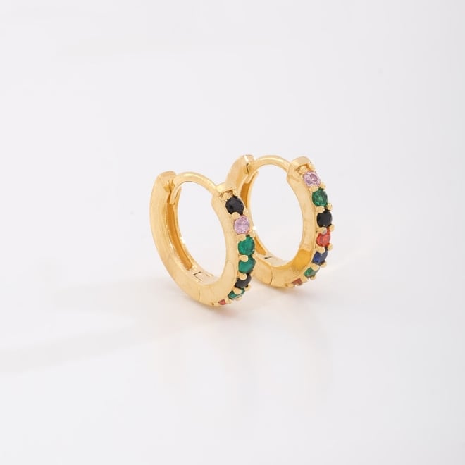 BTR-0924 BRINCO ARGOLA ZIRCONIA COLORIDA