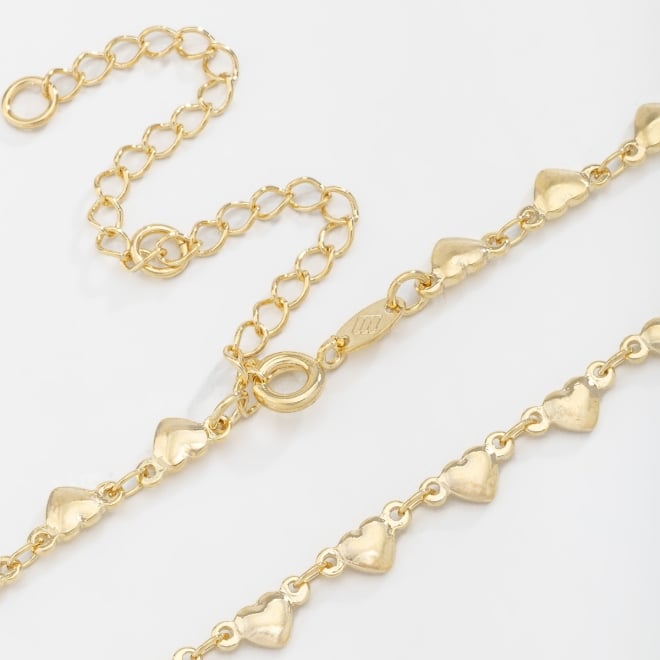 CH-0229  CHOKER COM DETALHES DE CORAÇÕES 