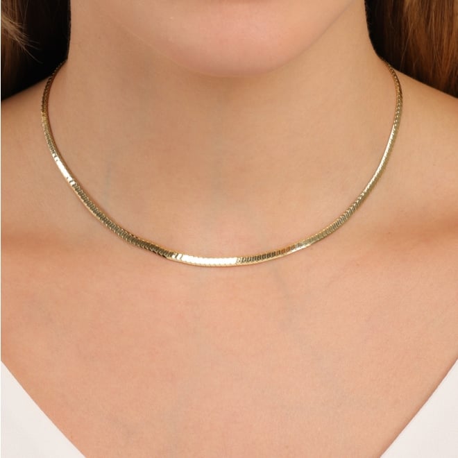 CH-0296 CHOKER COM CORRENTE LAMINADA