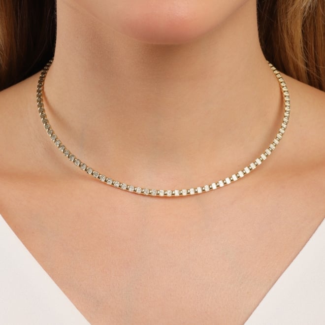 CH-0356 CHOKER ARO BANHADO A OURO 18K COM DESIGN TEXTURIZADO
